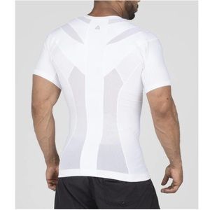 ALIGNMED POSTURE SHIRT SZ LARGE FOR MEN - PULLOVER COLOR WHITE